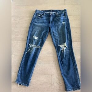 Joe's straight leg, mid rise, distressed Boyfriend jeans size 30